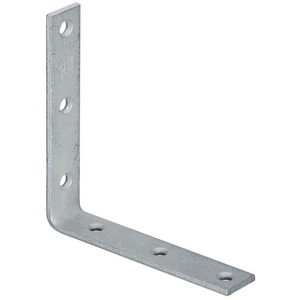 National Hardware 115BC Series Corner Brace, 6 in L, 118 in W, 597 in H, Galvanized Steel N220-228